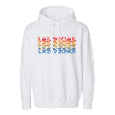 Las Vegas Classic Retro Logo Garment-Dyed Fleece Hoodie