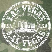 Las Vegas Distressed Circle Legacy Tie Dye Trucker Hat
