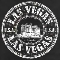 Las Vegas Distressed Circle Cool Comfort Performance Bucket Hat