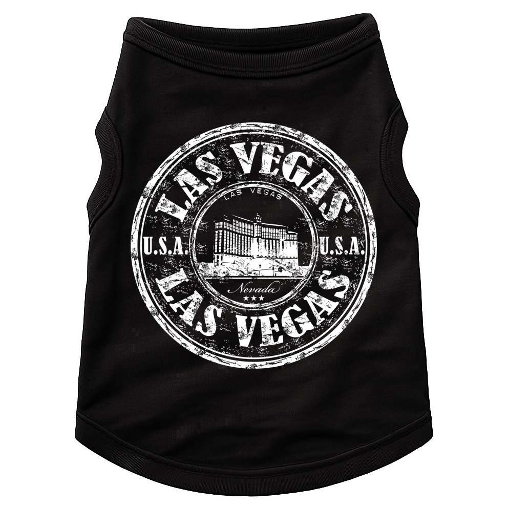 Las Vegas Distressed Circle Doggie Tank