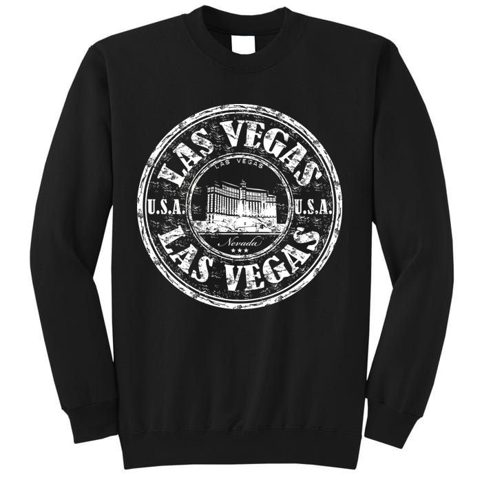 Las Vegas Distressed Circle Sweatshirt