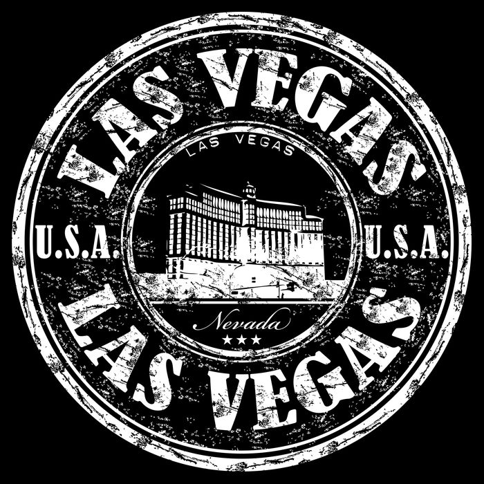 Las Vegas Distressed Circle Sweatshirt