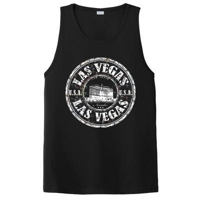 Las Vegas Distressed Circle PosiCharge Competitor Tank