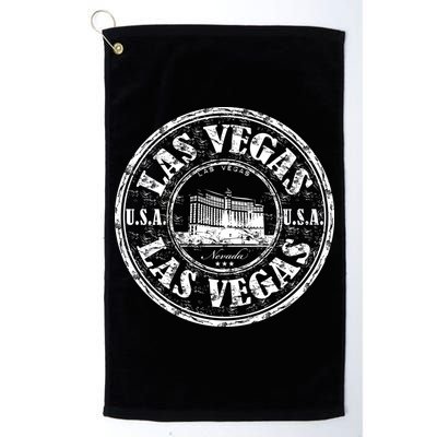 Las Vegas Distressed Circle Golf Towel
