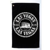 Las Vegas Distressed Circle Golf Towel