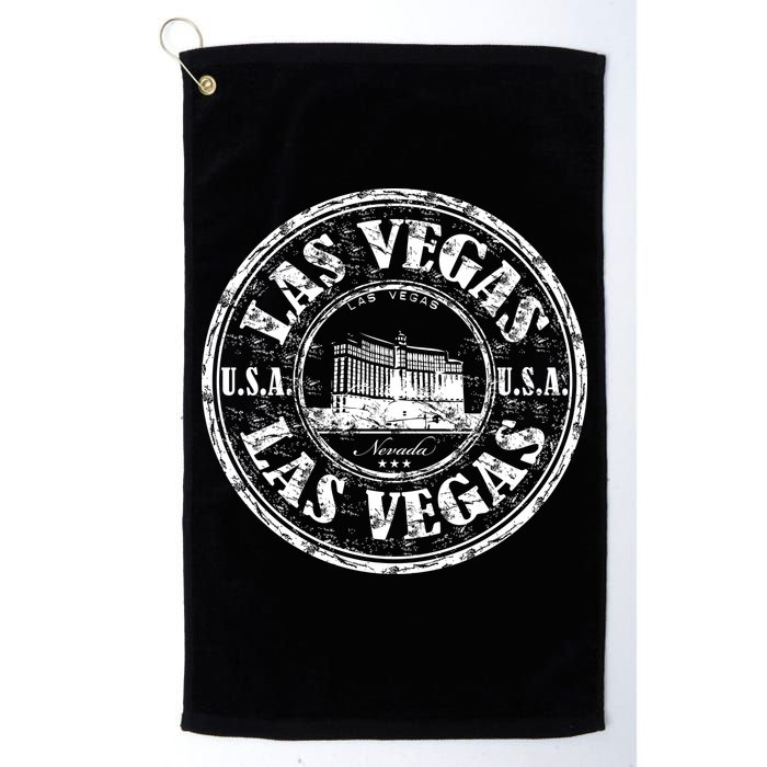 Las Vegas Distressed Circle Golf Towel