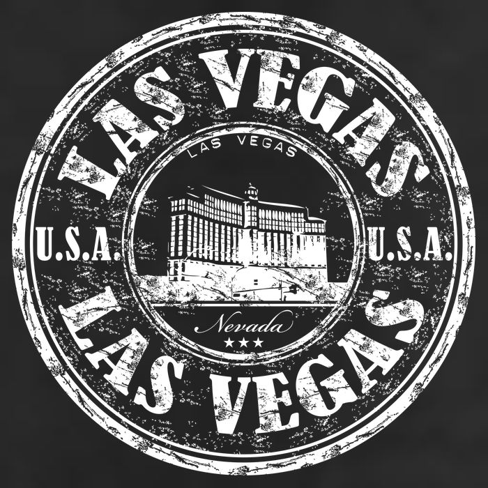 Las Vegas Distressed Circle Golf Towel