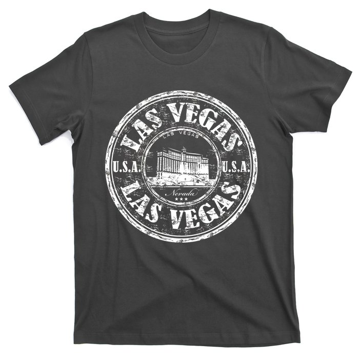 Las Vegas Distressed Circle T-Shirt