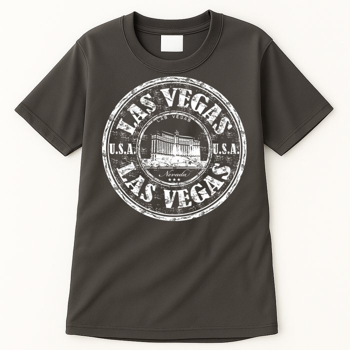 Las Vegas Distressed Circle Tall T-Shirt