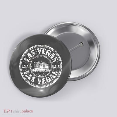 Las Vegas Distressed Circle Button