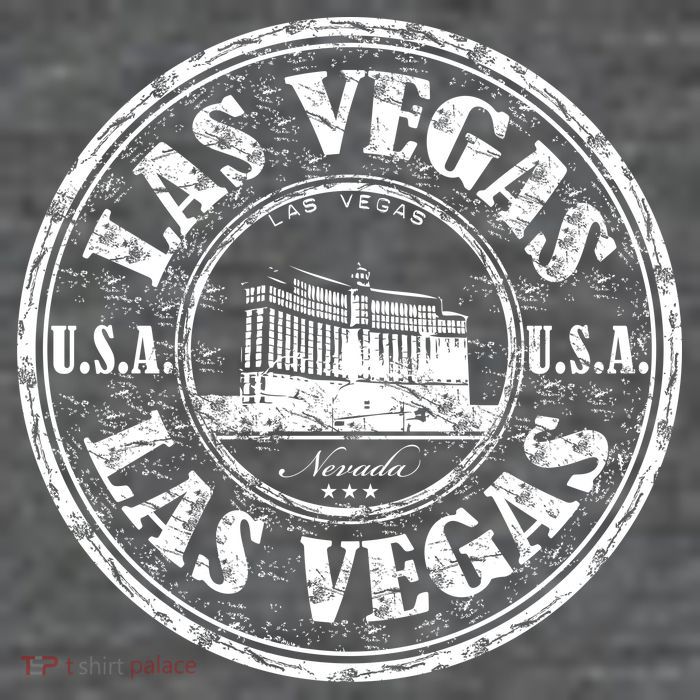 Las Vegas Distressed Circle Button