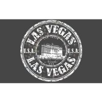 Las Vegas Distressed Circle Bumper Sticker