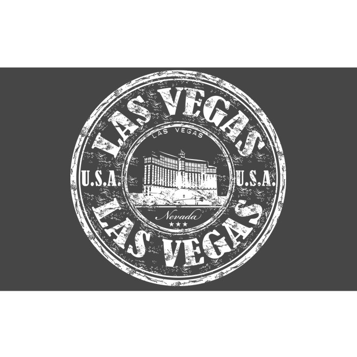 Las Vegas Distressed Circle Bumper Sticker