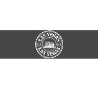 Las Vegas Distressed Circle Bumper Sticker