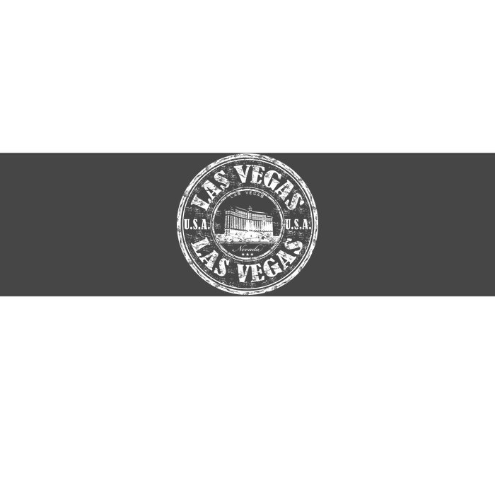 Las Vegas Distressed Circle Bumper Sticker