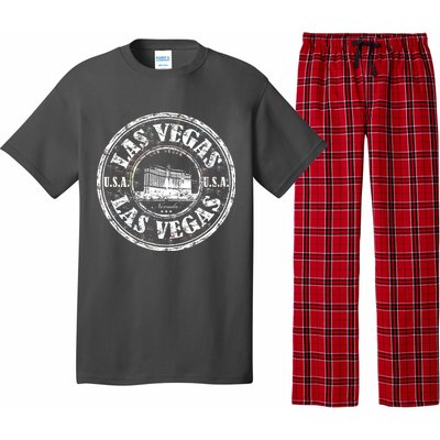 Las Vegas Distressed Circle Pajama Set