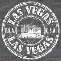 Las Vegas Distressed Circle Flatbill Hat