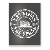 Las Vegas Distressed Circle Poster