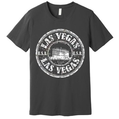 Las Vegas Distressed Circle Premium T-Shirt