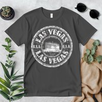 Las Vegas Distressed Circle Premium T-Shirt