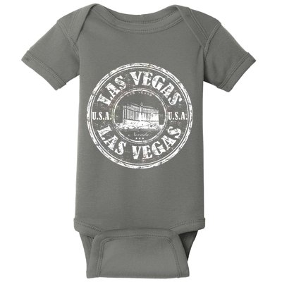 Las Vegas Distressed Circle Baby Bodysuit