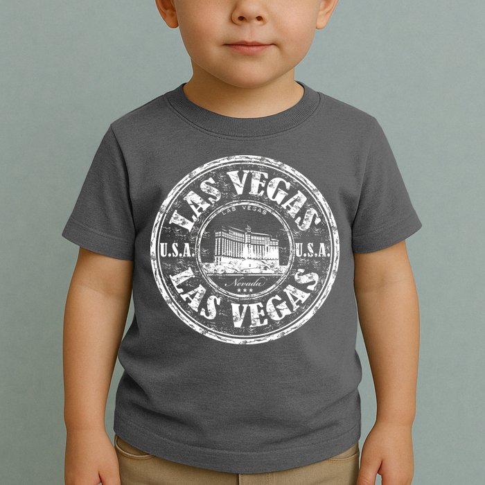 Las Vegas Distressed Circle Toddler T-Shirt