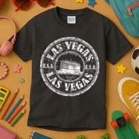 Las Vegas Distressed Circle Kids T-Shirt