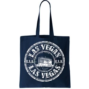 Las Vegas Distressed Circle Tote Bag