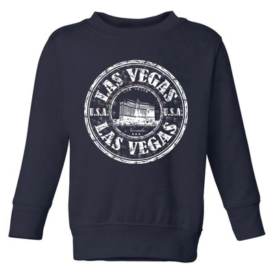 Las Vegas Distressed Circle Toddler Sweatshirt