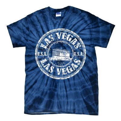 Las Vegas Distressed Circle Tie-Dye T-Shirt