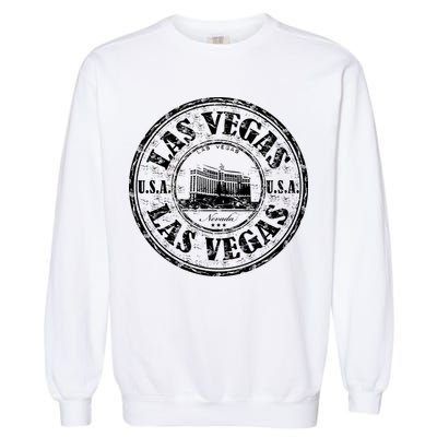 Las Vegas Distressed Circle Garment-Dyed Sweatshirt