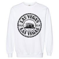 Las Vegas Distressed Circle Garment-Dyed Sweatshirt
