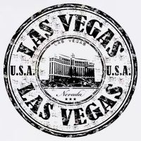Las Vegas Distressed Circle Garment-Dyed Sweatshirt
