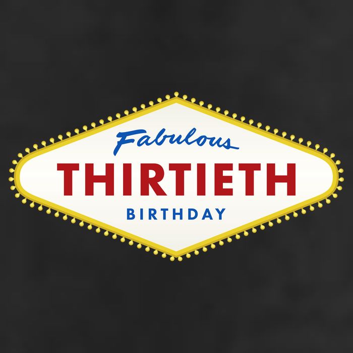 Las Vegas Fabulous Thirtieth Birthday 7 Panel Mesh Trucker Snapback Hat