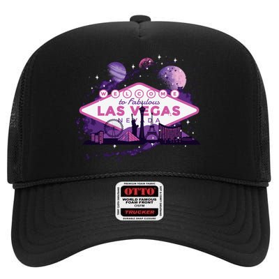 Las Vegas Galaxy Skyline High Crown Mesh Back Trucker Hat