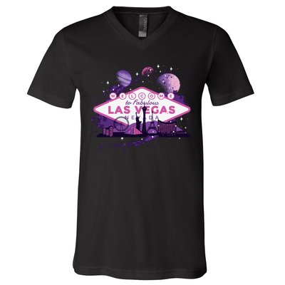 Las Vegas Galaxy Skyline V-Neck T-Shirt