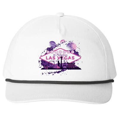 Las Vegas Galaxy Skyline Snapback Five-Panel Rope Hat