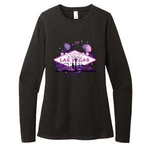 Las Vegas Galaxy Skyline Womens CVC Long Sleeve Shirt