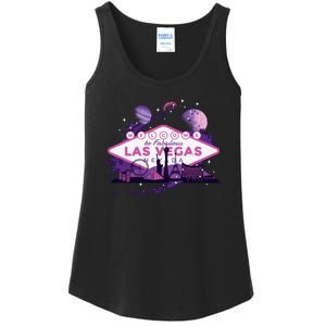 Las Vegas Galaxy Skyline Ladies Essential Tank