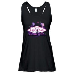 Las Vegas Galaxy Skyline Ladies Essential Flowy Tank