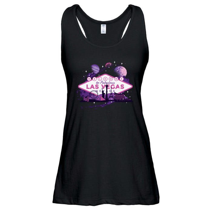 Las Vegas Galaxy Skyline Ladies Essential Flowy Tank