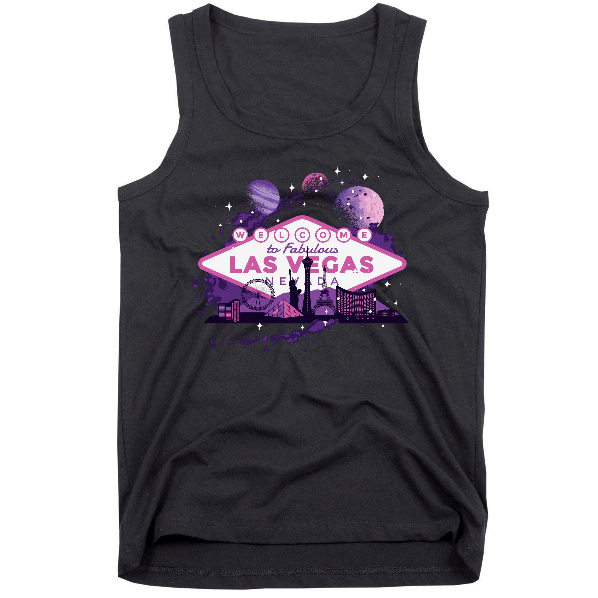 Las Vegas Galaxy Skyline Tank Top