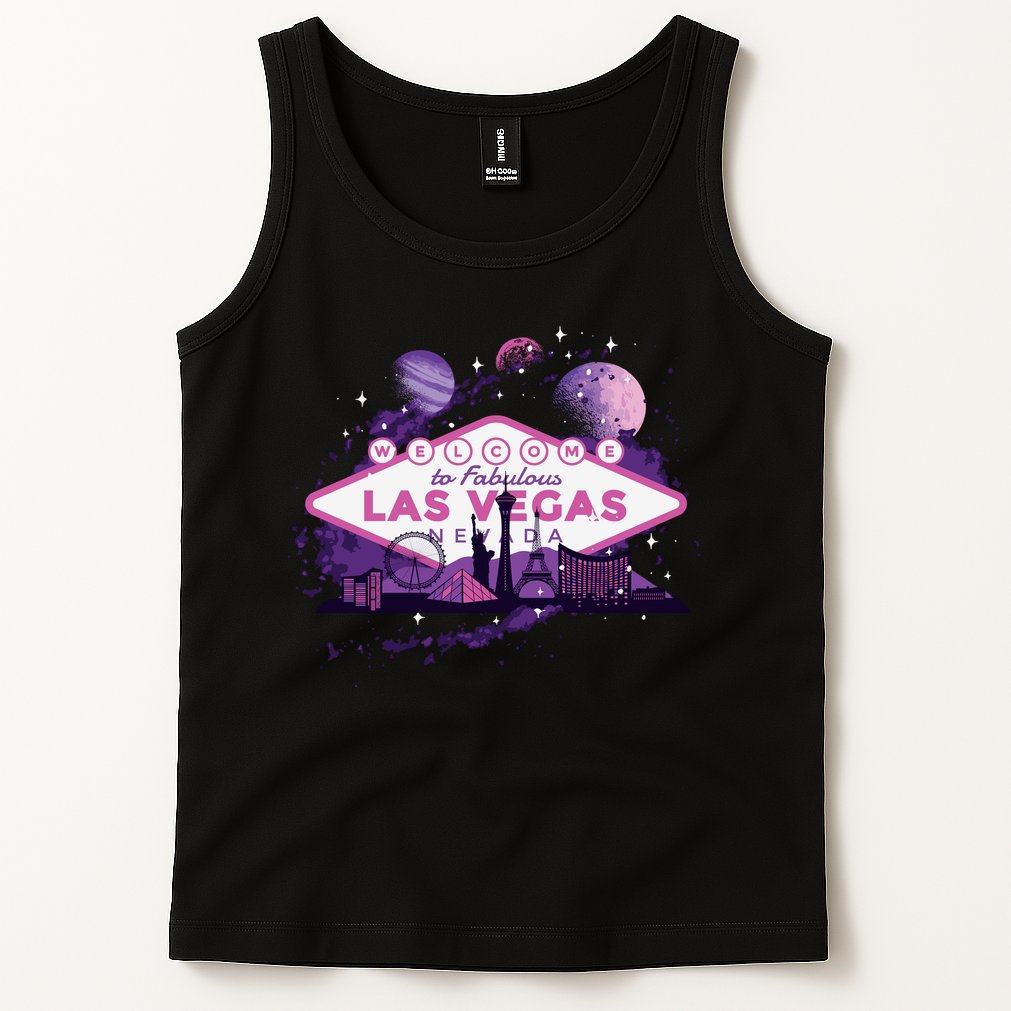 Las Vegas Galaxy Skyline Tank Top