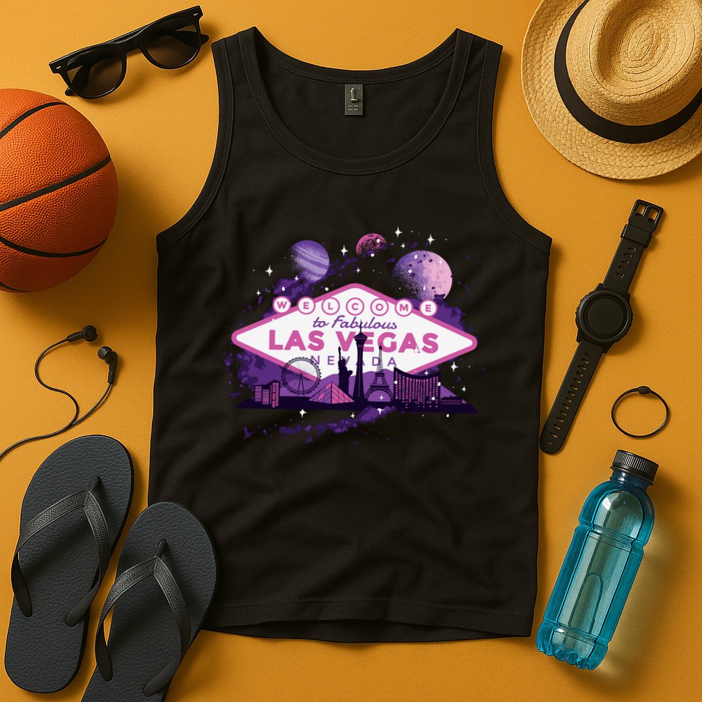 Las Vegas Galaxy Skyline Tank Top