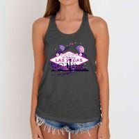 Las Vegas Galaxy Skyline Women's Knotted Racerback Tank