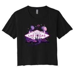 Las Vegas Galaxy Skyline Women's Crop Top Tee