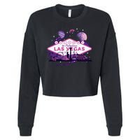 Las Vegas Galaxy Skyline Cropped Pullover Crew