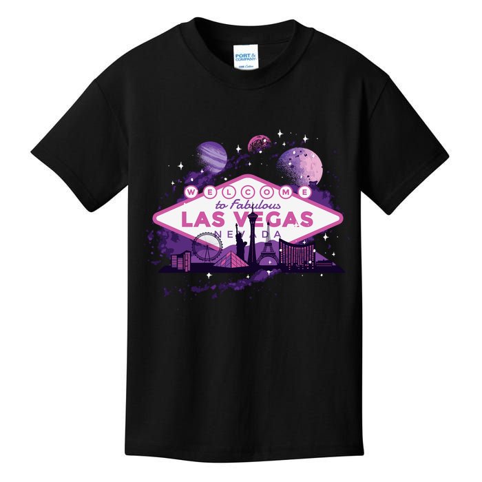 Las Vegas Galaxy Skyline Kids T-Shirt
