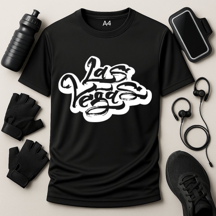 Las Vegas Graffiti Cooling Performance Crew T-Shirt