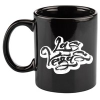 Las Vegas Graffiti 11oz C Handle Ceramic Mug